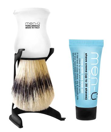 Barbiere pure bristle shaving brush & stand